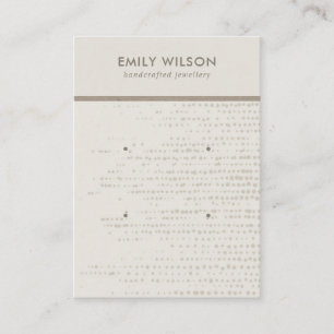 DE VISITE POINTS BLANCS D'OEUF SUBTILE 2 CARTE D'AFFICHAGE D