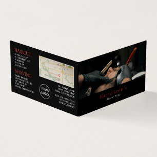 De Visite Rasage Classique, Barbiers Hommes, Carte Fidélité,