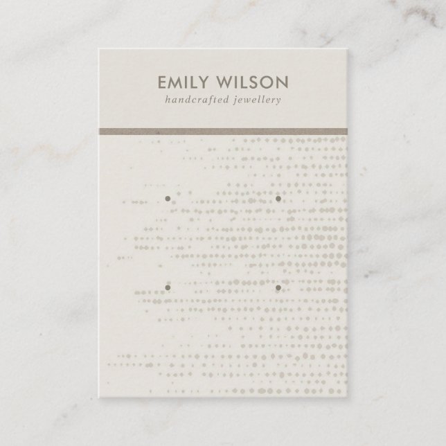 DE VISITE SIMPLE OEUF POINTS BLANCS 2 CARTE D'AFFICHAGE D'ÉT (Devant)