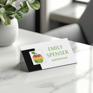 De Visite Vie saine Nutritionniste Fruit Apple Carte Cute