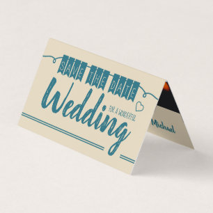 De Visite Vintage Bleu Bunting, Photo Enregistrer La Carte D