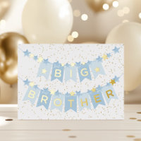 Carte Big Brother New Baby Foil
