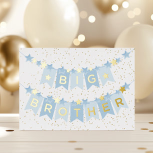 De Vœux En Aluminium Carte Big Brother New Baby Foil
