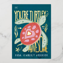 Carte Pressée Turtley
