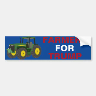 De Voiture Agriculteurs pour le président Trump autocollant p