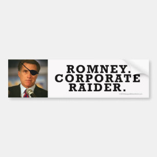 De Voiture Anti-Romney autocollant Raiderrrrr d'entreprise !
