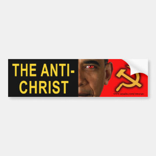 De Voiture autocollant anti-Obama "L'Anti-Christ"