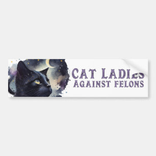 De Voiture Autocollant Anti Trump pour Dames aux Chats