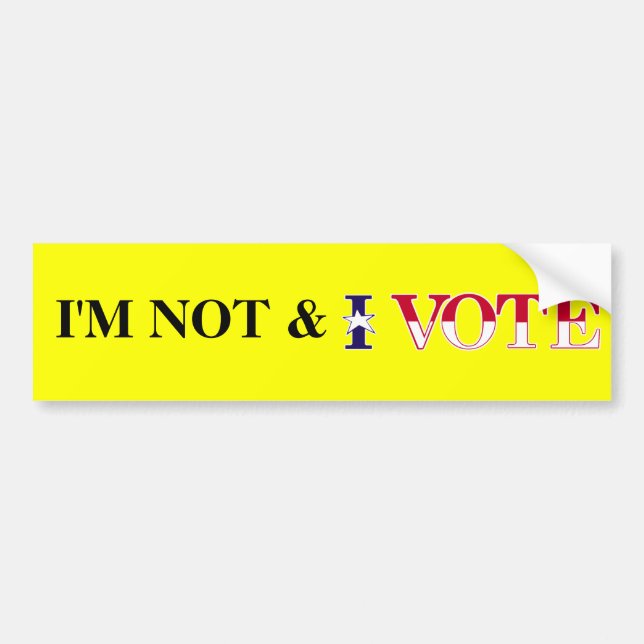 De Voiture Autocollant anti-vote (Devant)
