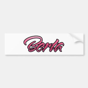 De Voiture Autocollant Berta rose pâle Aufkleber