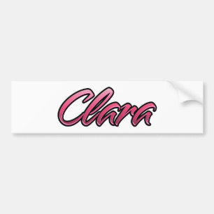De Voiture Autocollant Clara rose pâle Aufkleber