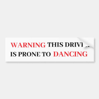 De Voiture Autocollant d'avertissement amusant pour pare-choc