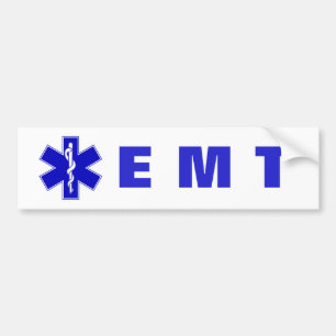 De Voiture Autocollant EMS Blue Star of Life