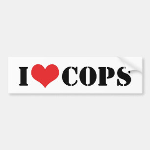 De Voiture Autocollant I Love Cops