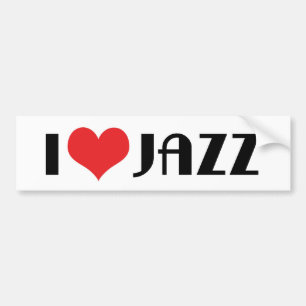 De Voiture Autocollant J'adore Le Jazz