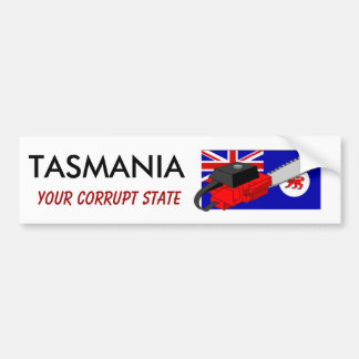 De Voiture Autocollant : La Tasmanie votre état corrompu