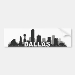 De Voiture Autocollant pare-chocs Dallas Texas Skyline