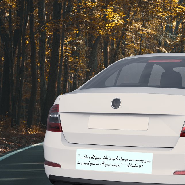 De Voiture Autocollant pare-chocs Psalm 91 (Créateur téléchargé)