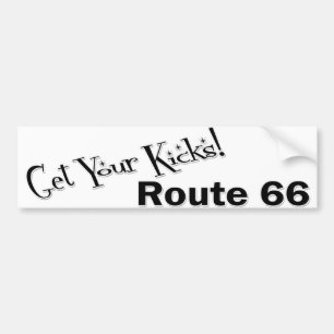 De Voiture Autocollant pare-chocs Route 66
