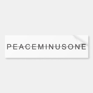 De Voiture Autocollant Peaceminusone