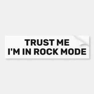 De Voiture Autocollant pour pare-chocs Trust Me - I'm In Rock