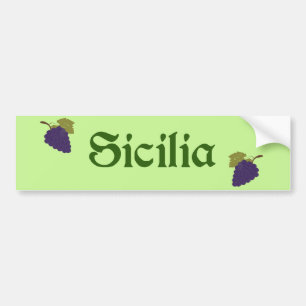De Voiture Autocollant Sicile - Patrimoine sicilien