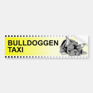 De Voiture Autocollant taxi Bulldoggen