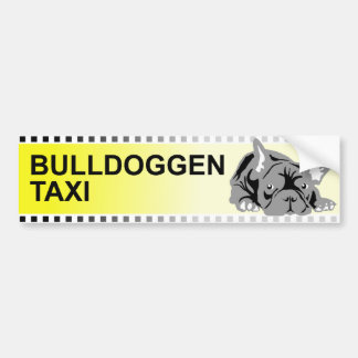 De Voiture Autocollant taxi Bulldoggen
