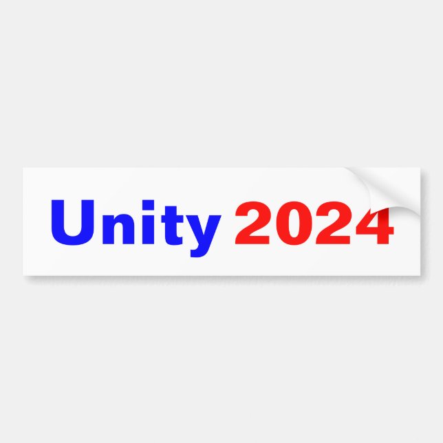 De Voiture Autocollant Unity 2024 (Devant)