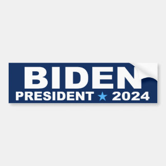 De Voiture Biden Président 2024 autocollant pare-chocs