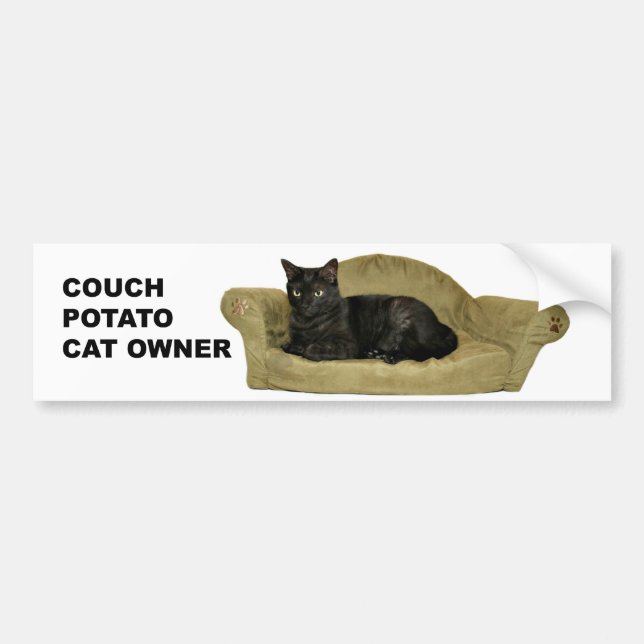 De Voiture Cat-patate Cat autocollant (Devant)