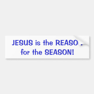 De Voiture JESUS est la RAISON pour la SEASON! autocollant pa