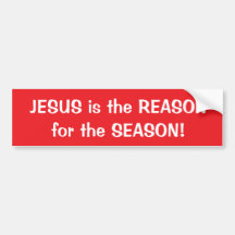JESUS est la RAISON pour la SEASON! autocollant pa