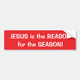 De Voiture JESUS est la RAISON pour la SEASON! autocollant pa