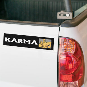 De Voiture Karma Fighter 1 autocollant pare-chocs