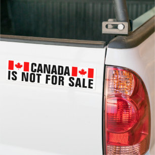 De Voiture Le Canada n'est pas à vendre autocollant pare-choc