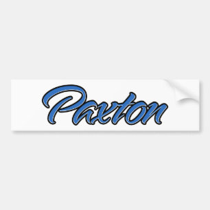 De Voiture Paxton Nom bleu Autocollant