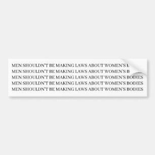 De Voiture Pro Choice - Autocollant pare-chocs féministe