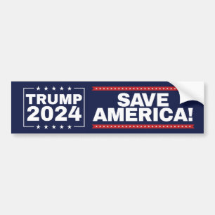 De Voiture Sauvez l'Amérique ! Autocollant pare-chocs Trump 