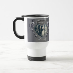 De Voyage 25e anniversaire du Mariage +Photo Mug