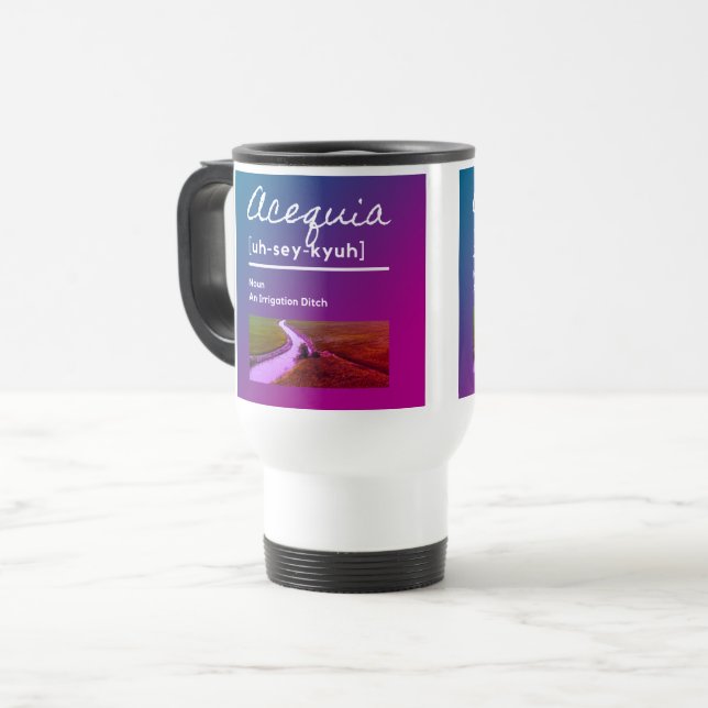 De Voyage Acequia Travel/Commuter Mug (Devant gauche)