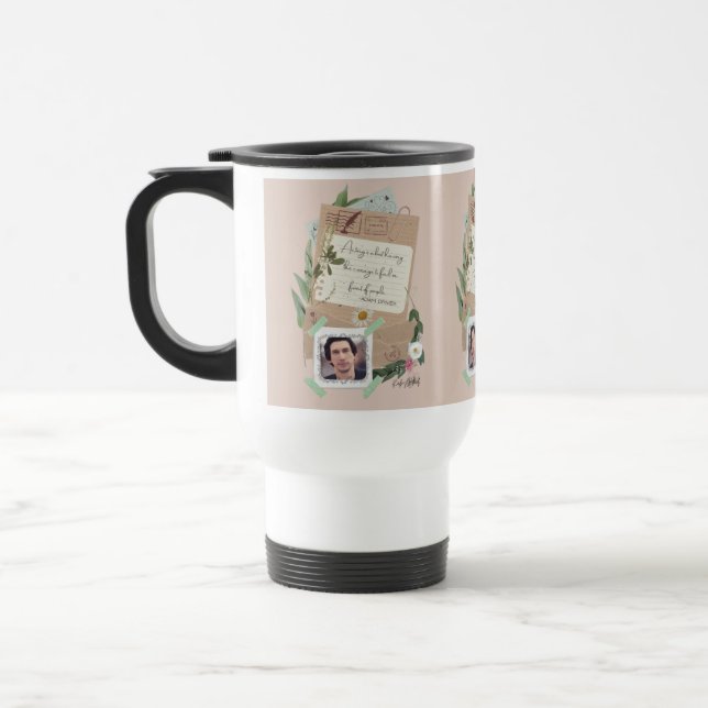 De Voyage Adam Driver "Agir" Citation Mug (Gauche)