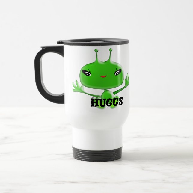 De Voyage Aliens serrant la Mug (Gauche)