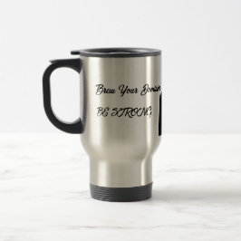 De Voyage Alpha Attitude Travel Mug - Pouvoir dans le silenc