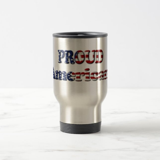 De Voyage American Pride Patriotic Travel Mug (Centre)