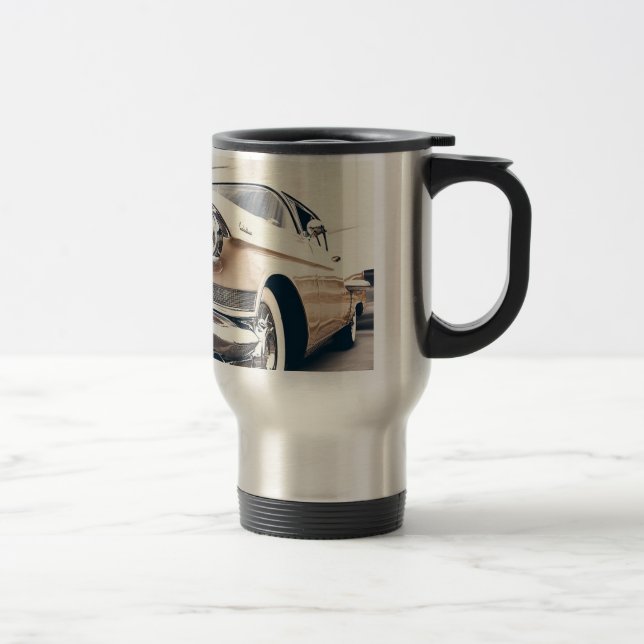 De Voyage Antique classique voiture café Mug (Droit)
