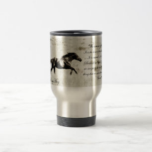 De Voyage Brave~ Wild Mustang et Citer Travel Mug
