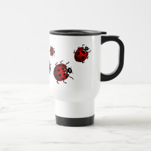 De Voyage Coupe Ladybug Art Travel Mug Beer Glass Ladybug Cu