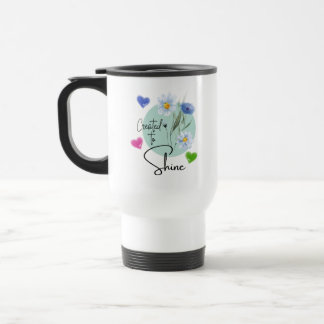 De Voyage Created to Shine Christian Travel Mug - Matthew 5: