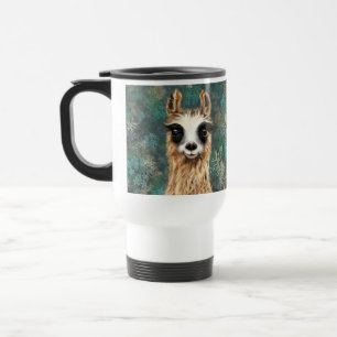 De Voyage Curieux Llama Travel Mug - Smile